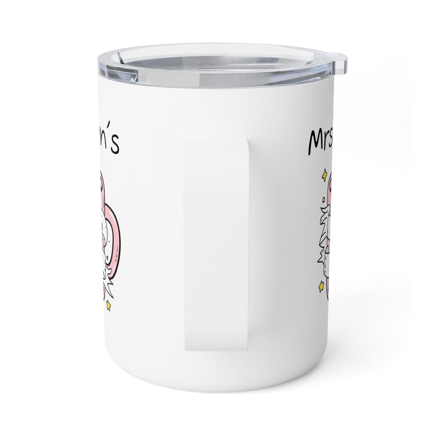 Personalized Teacher Gift Insulated Coffee Mug 10oz Custom Teacher Appreciation Cup Teacher Christmas Present End of Year Teacher Gift