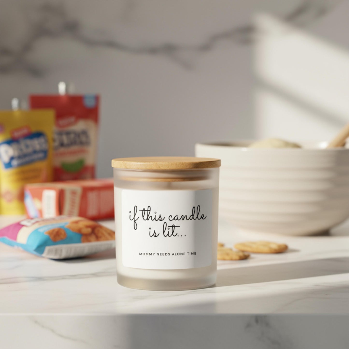 Mom Self Care Candle Mom Humor Relaxing Scented Candle Mother's Day Gift Stress Relief Spa Day Aromatherapy for Mom Birthday Gift Ideas