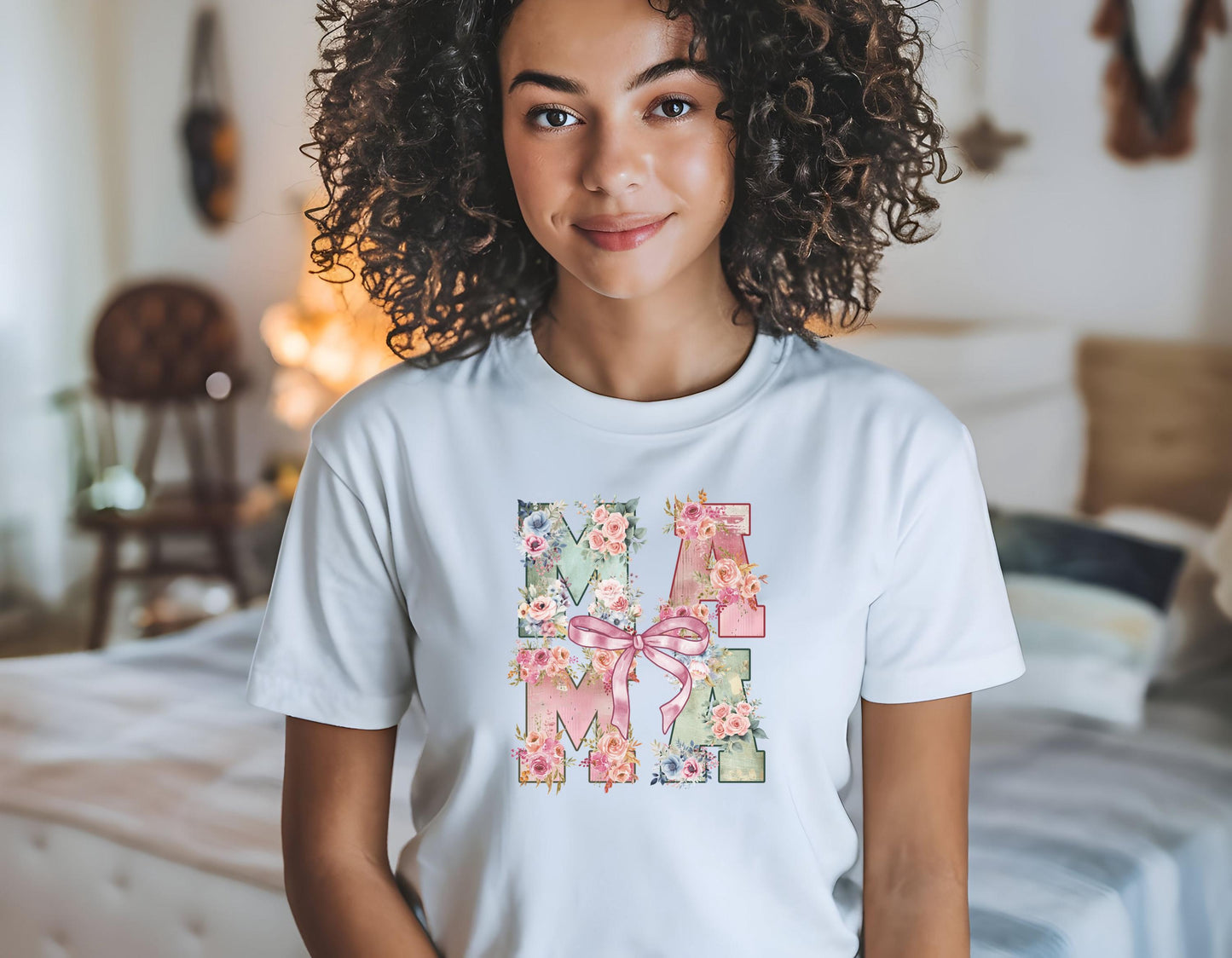 Floral Mom Tee Perfect Gift for Mother's Day Unisex Jersey Short Sleeve Shirt Casual Wear for Moms Stylish Gift for Moms