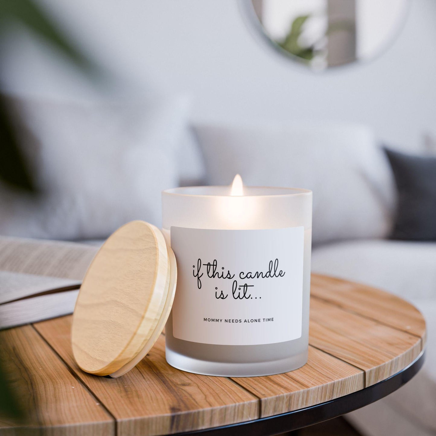 Mom Self Care Candle Mom Humor Relaxing Scented Candle Mother's Day Gift Stress Relief Spa Day Aromatherapy for Mom Birthday Gift Ideas