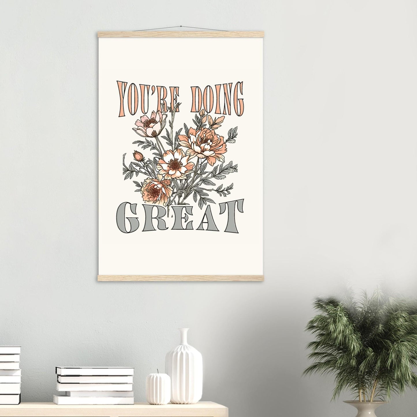 Inspirational Minimalist Poster for Moms Gift for New Parents Home Decor Affirmation Fine Art Gift for Her Framed Fine Art Print