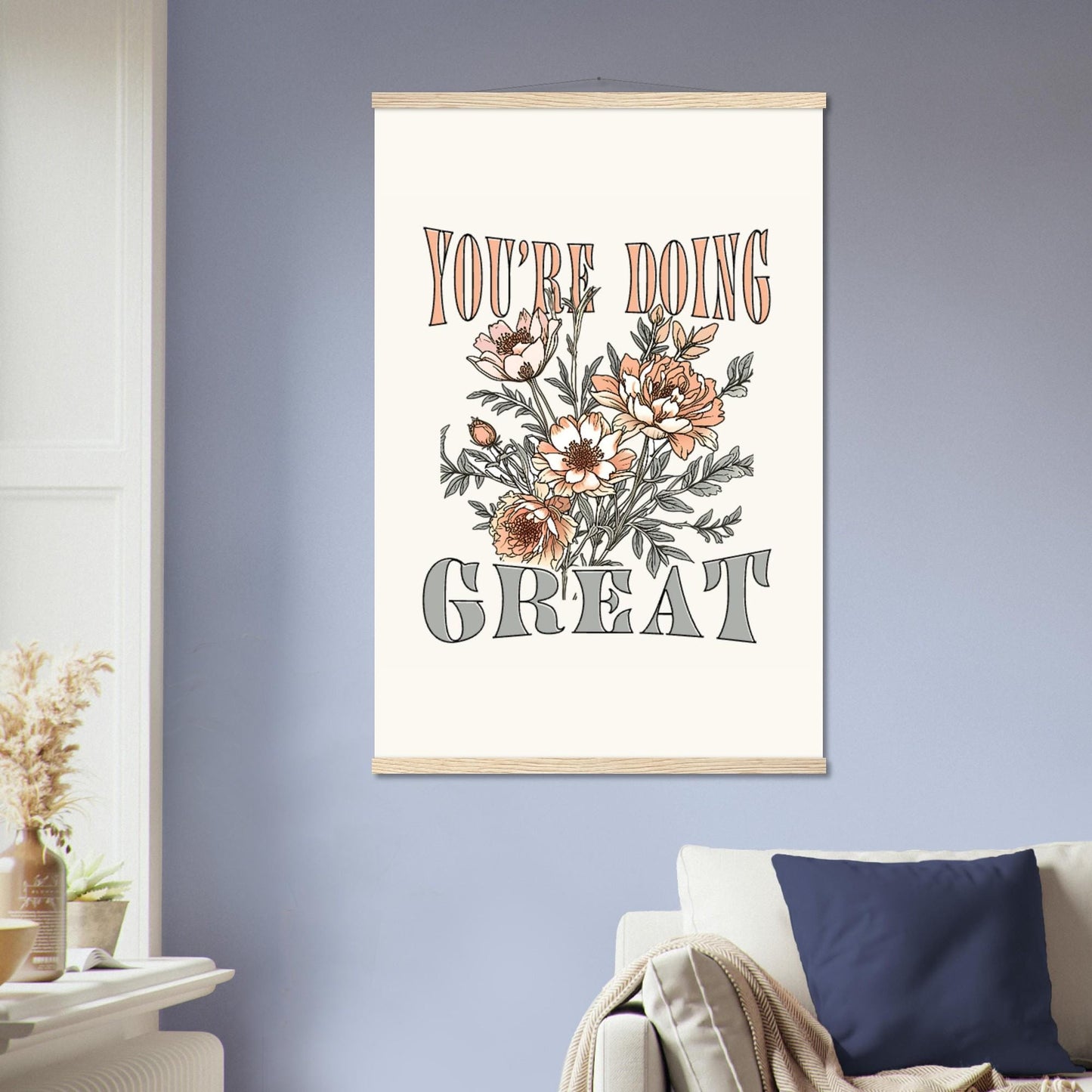 Inspirational Minimalist Poster for Moms Gift for New Parents Home Decor Affirmation Fine Art Gift for Her Framed Fine Art Print