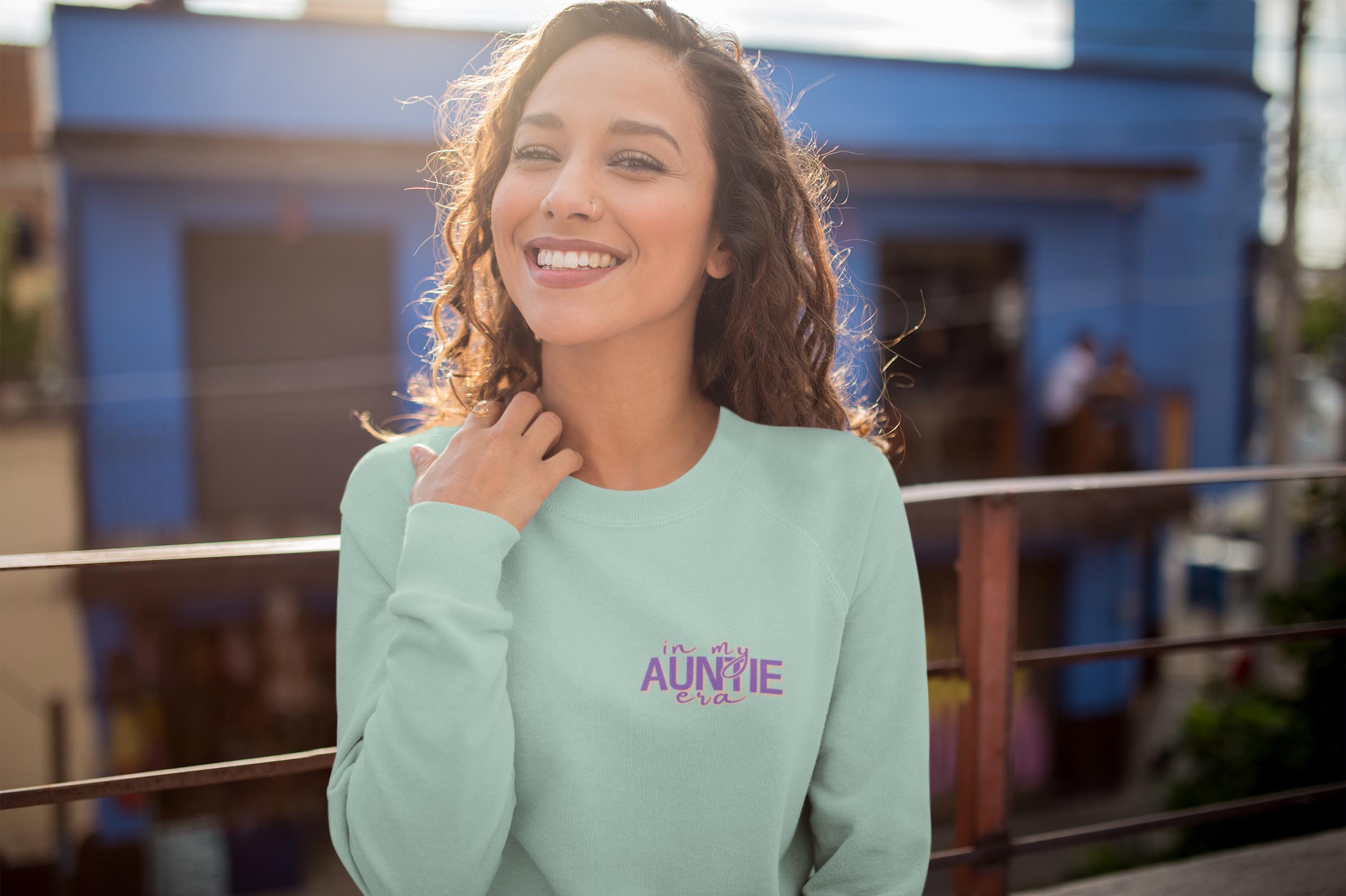 Customized Auntie Sweatshirt Gift for Aunt Personalized from Family Photo Auntie Appreciation Gift for Sister