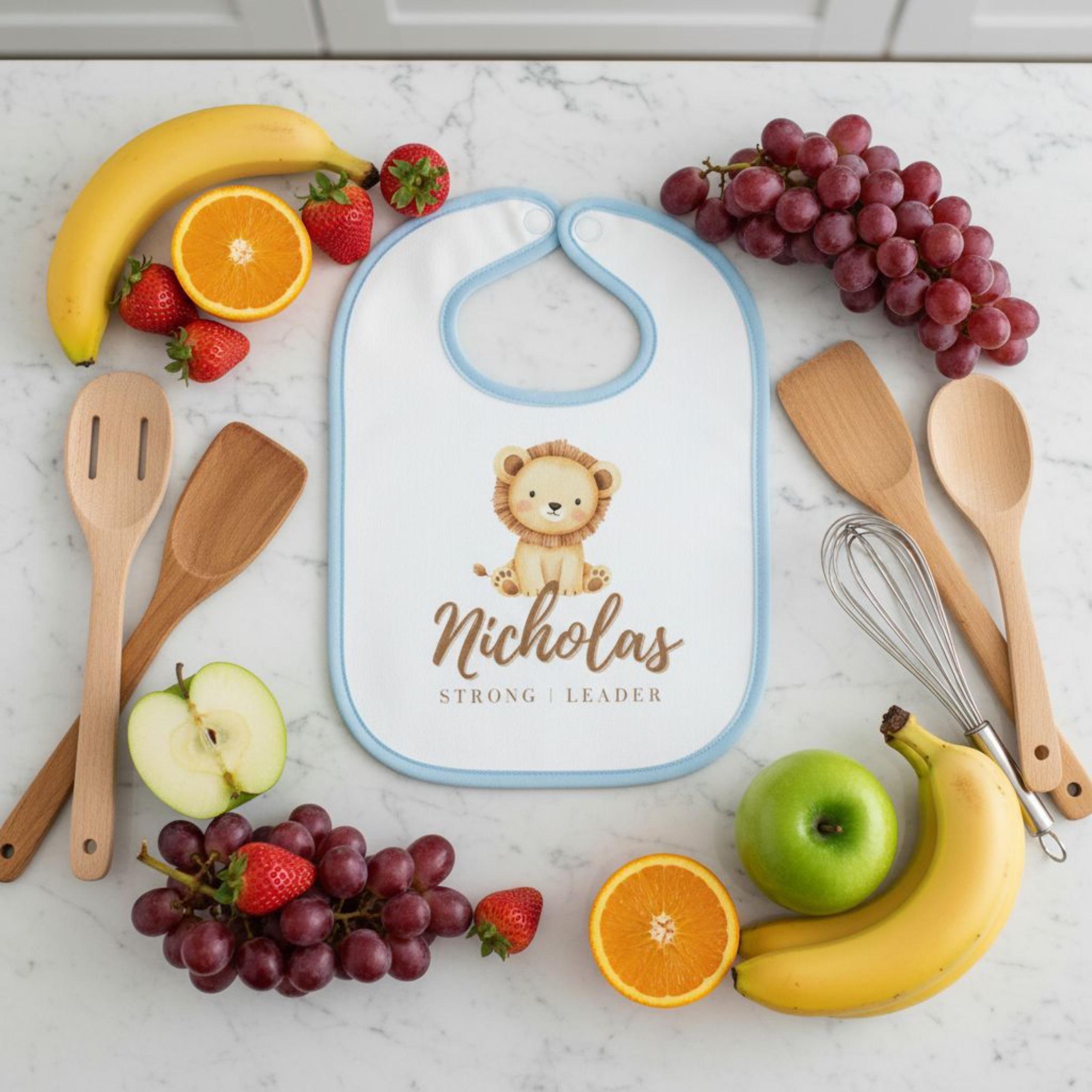 Baby Name Meaning Baby Bib Personalized Baby Burp Cloth Feeding Accessory Nursery Decor New Parent Gift Infant Baby Shower Gift for Newborn