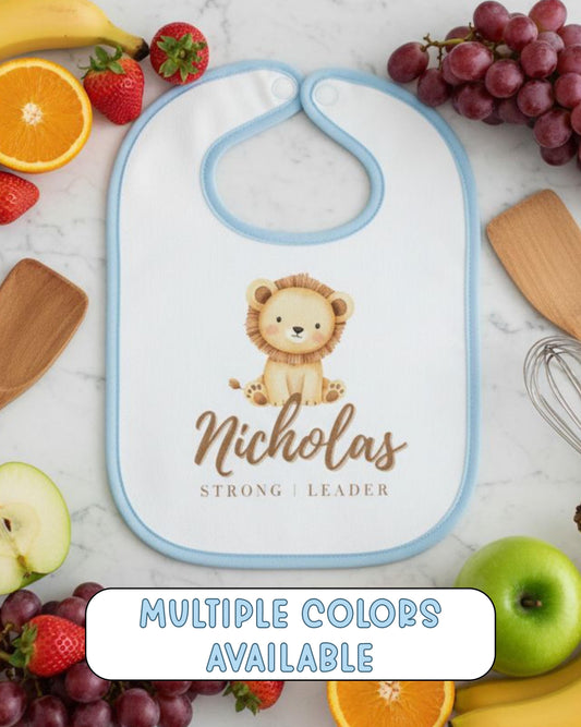 Baby Name Meaning Baby Bib Personalized Baby Burp Cloth Feeding Accessory Nursery Decor New Parent Gift Infant Baby Shower Gift for Newborn