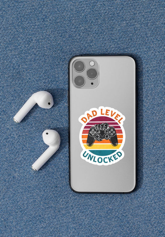 Gamer Dad Sticker Dad Mode Gaming Sticker Father's Day Holiday Gift New Dad Dad Gamer Decal Dad Gift Ideas Unique Dad Present