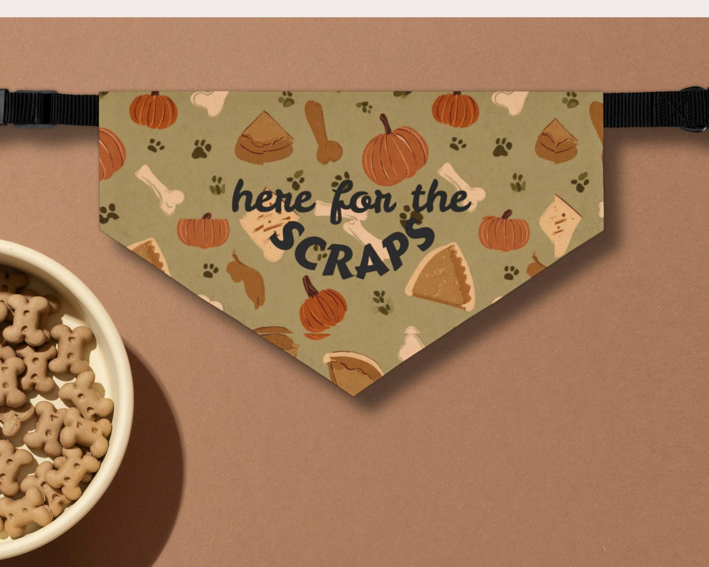Thanksgiving Dog Bandana Dog Collar Fall Pet Parent Gift Holiday Dog Collar Autumn Pet Accessory Turkey Day Small Dog Collar Pet Bandana