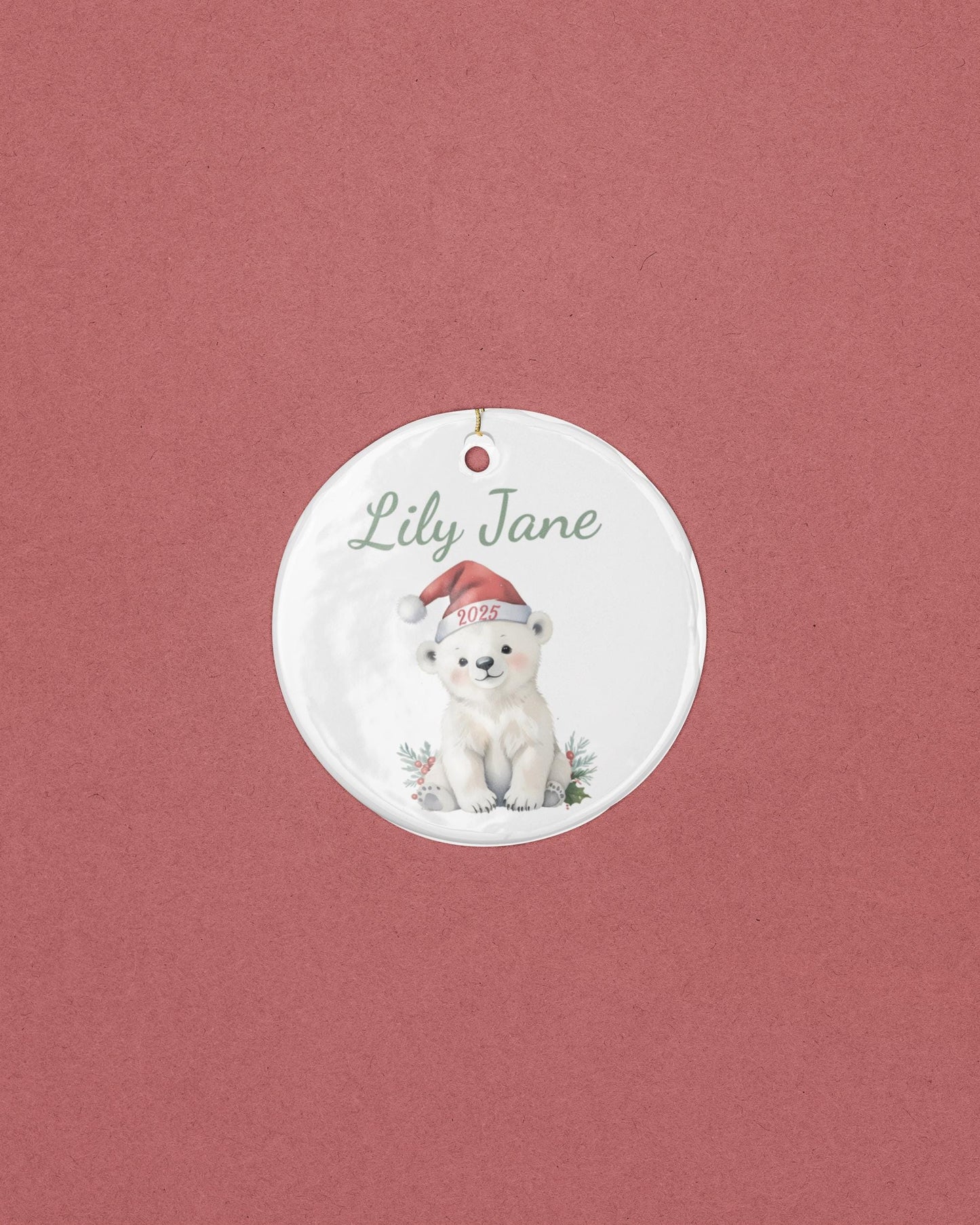 Personalized Baby's First Christmas Ornament: Custom Holiday Keepsake