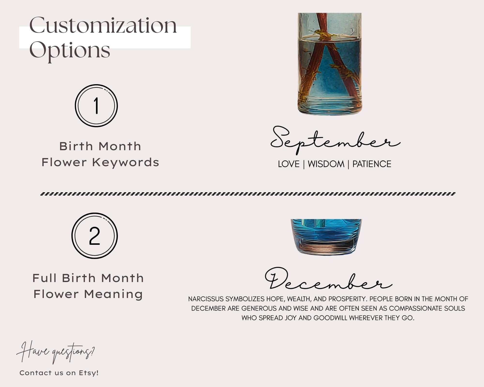 Birth Month Flower Watercolor Tote Bag Eco-Friendly Cotton Unique Floral Gift for Nature Lovers and Floral Enthusiasts Bridal Shower Gift