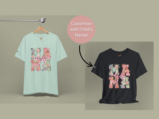Floral Mom Tee Perfect Gift for Mother's Day Unisex Jersey Short Sleeve Shirt Casual Wear for Moms Stylish Gift for Moms