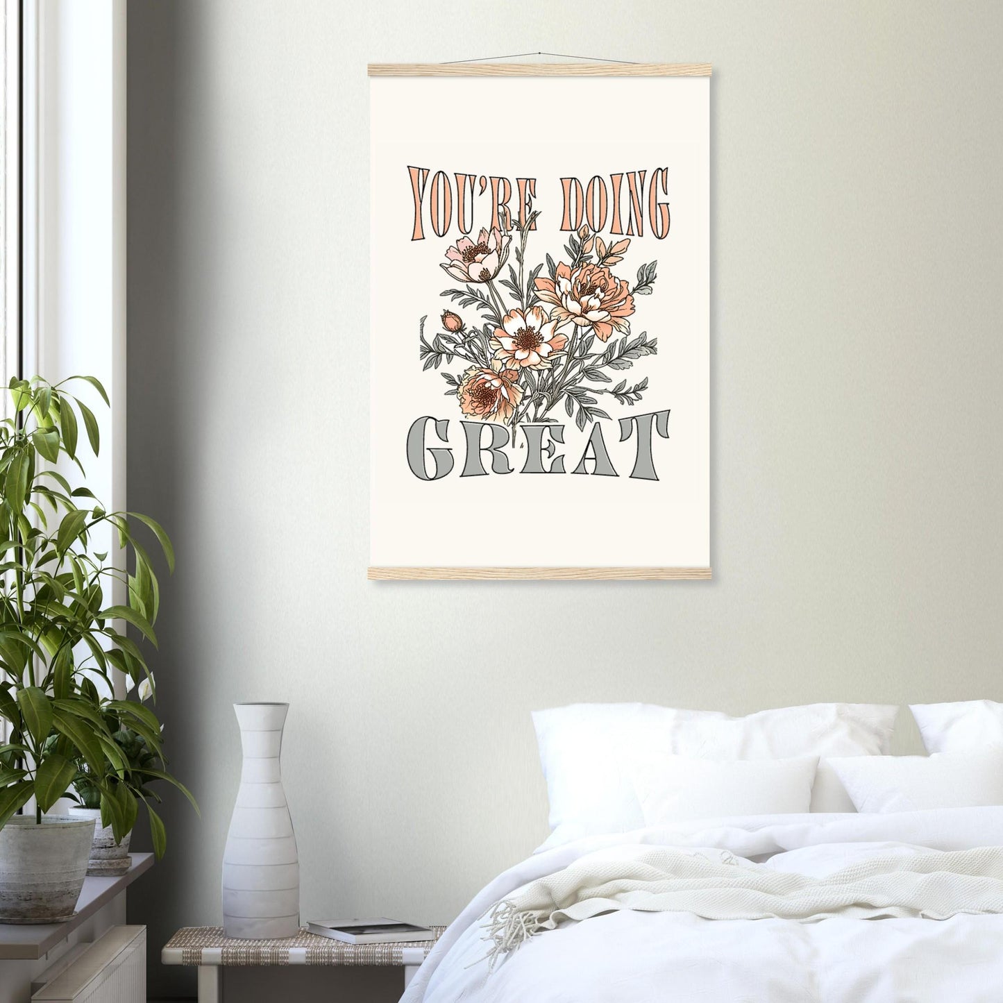 Inspirational Minimalist Poster for Moms Gift for New Parents Home Decor Affirmation Fine Art Gift for Her Framed Fine Art Print