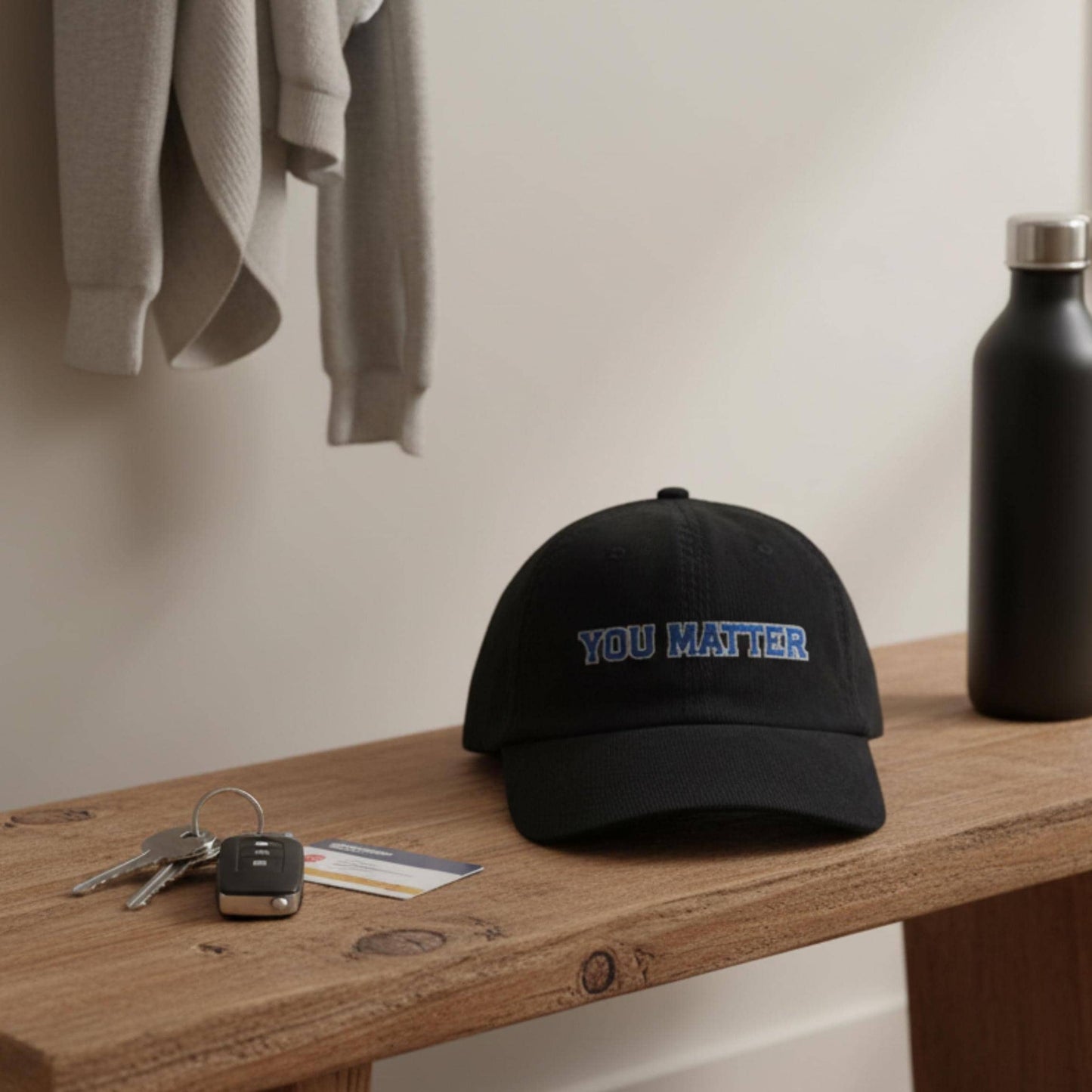 Personalized Embroidered Suicide Prevention Cap Mental Health Awareness Hat You Matter Suicide Hotline Awareness Vintage Affirmation Hat