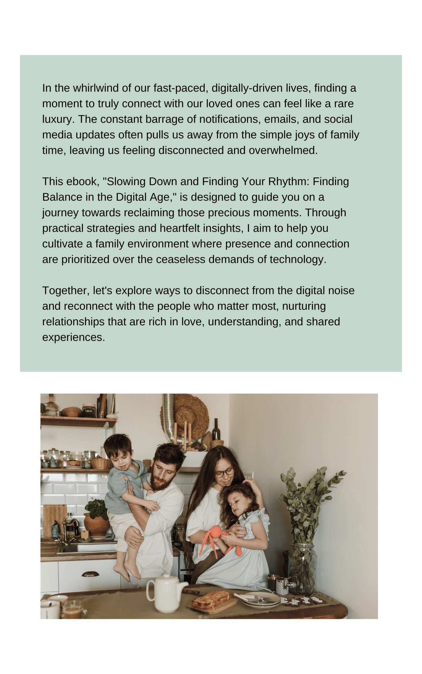 Family Rhythms: Finding Balance in the Digital Age EBook